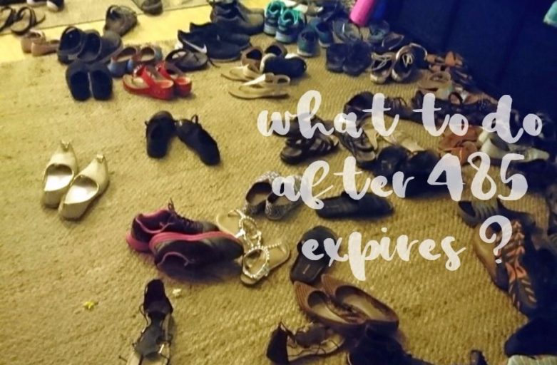 after-485-expires-what-to-do shoes on a floor