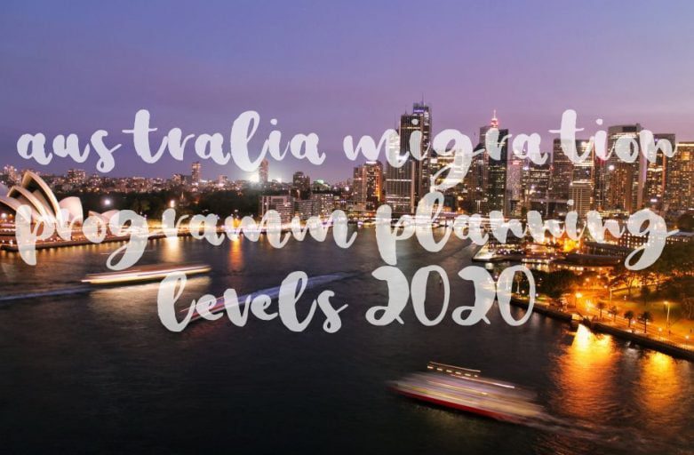 australia migration programm levels 2020 2021 sydney by night